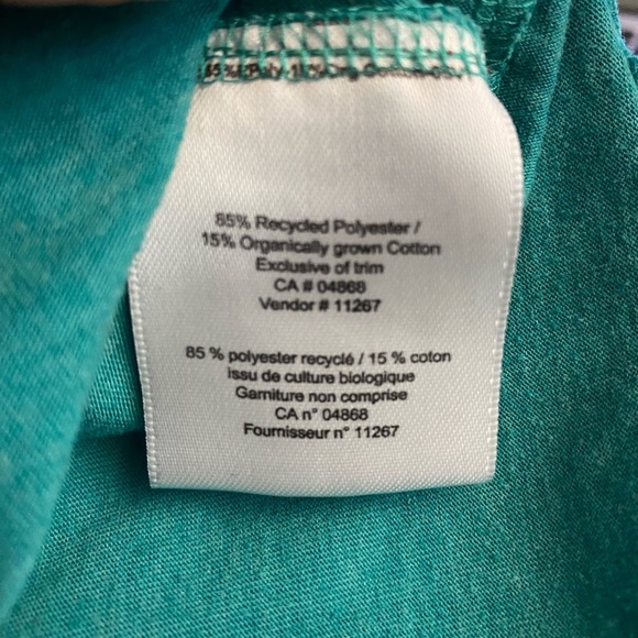 Mountain Equipment Co-op Women’s Sleeveless Turquoise Shirt Lightweight W/pocket - Picture 3 of 9